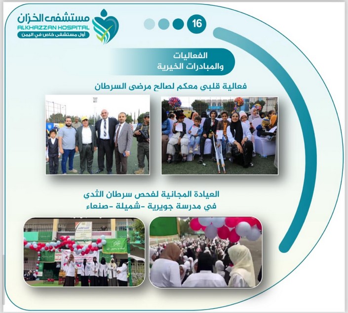 الفعاليات والمبادرات الخيرية — العيادة المجانية لفحص سرطان الثدي